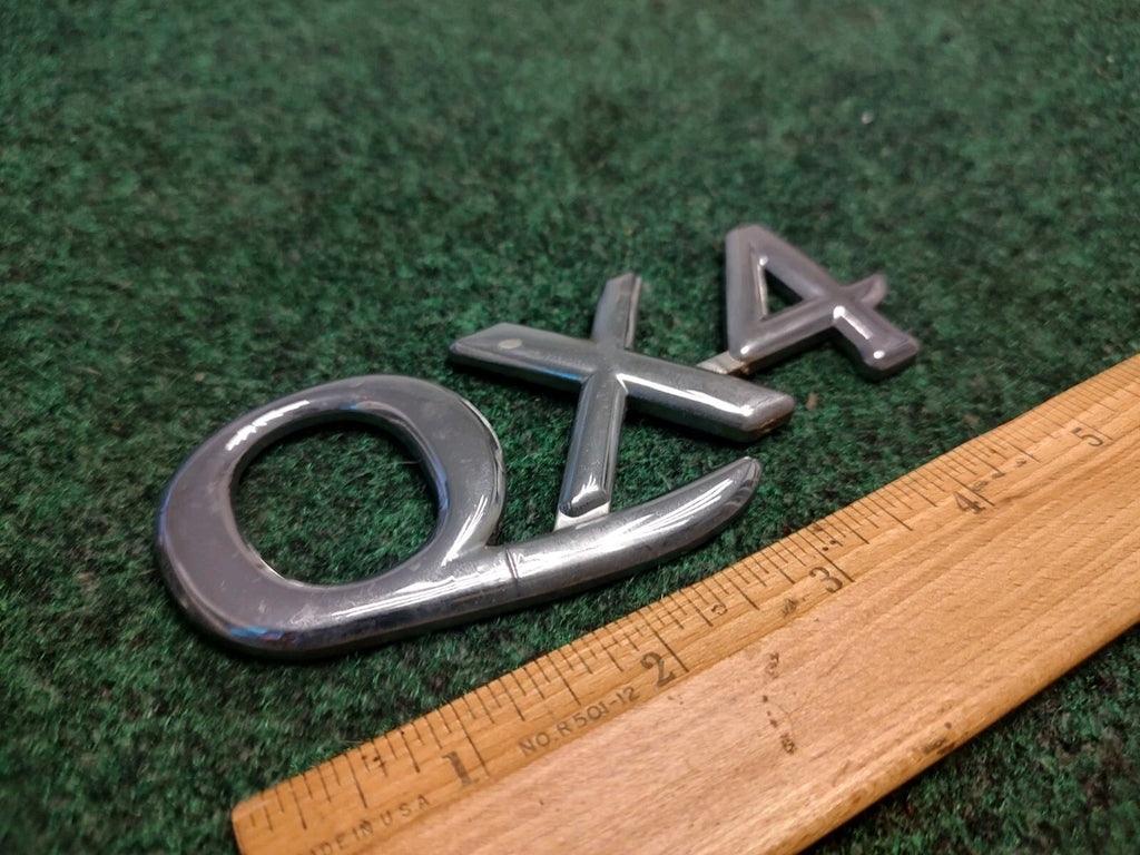 1997-2000 Infiniti QX4 Emblem Logo Letters Badge Trunk Gate Rear Chrome OEM 2S1