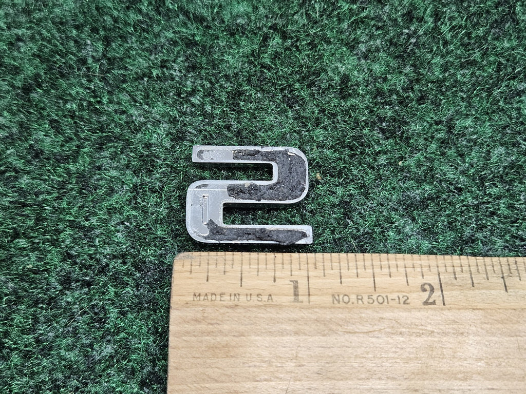 OEM "5" Chrome Individual Number Lettering Emblem Badge Logo 3D Nameplate 7S9