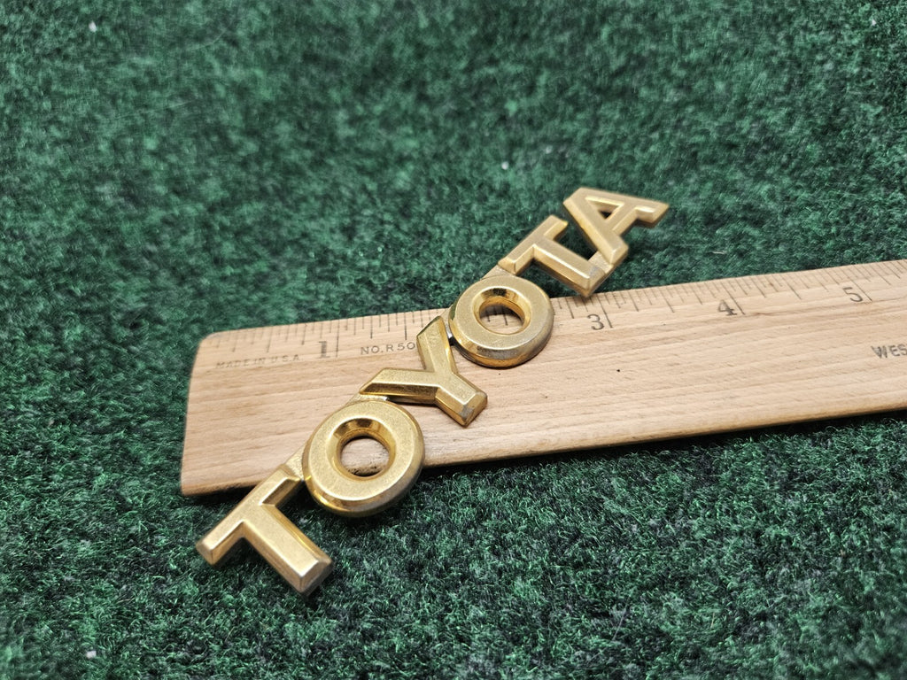 Toyota Avalon Rear Trunk Lid Emblem Name Plate 4.25'' Gold OEM 75447AC020 GL2