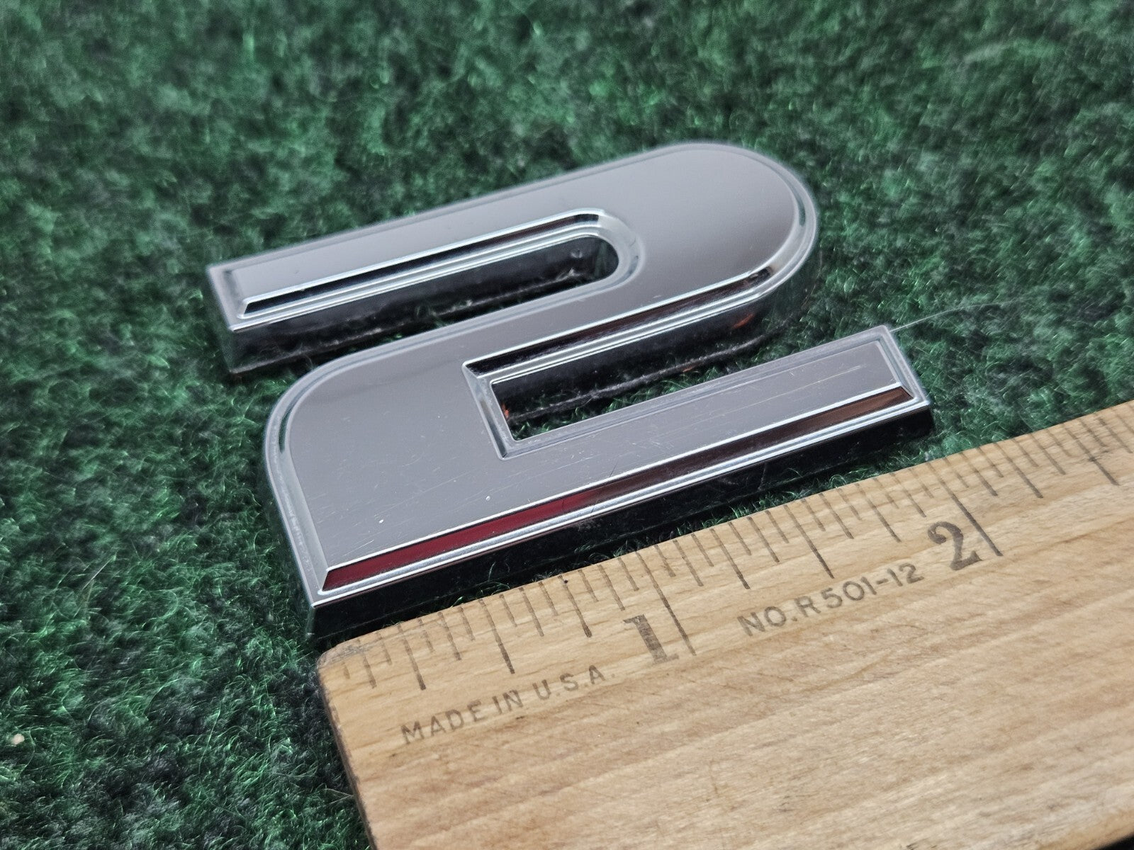 For 2009-2018 Dodge Ram Door Chrome Emblem "2" OEM EMBLEM Number Nameplate 7S7