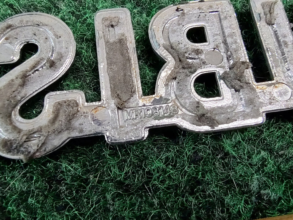 2007-2013 Mitsubishi Outlander Emblem Logo Letter Rear Trunk Tailgate Chrome 3S7