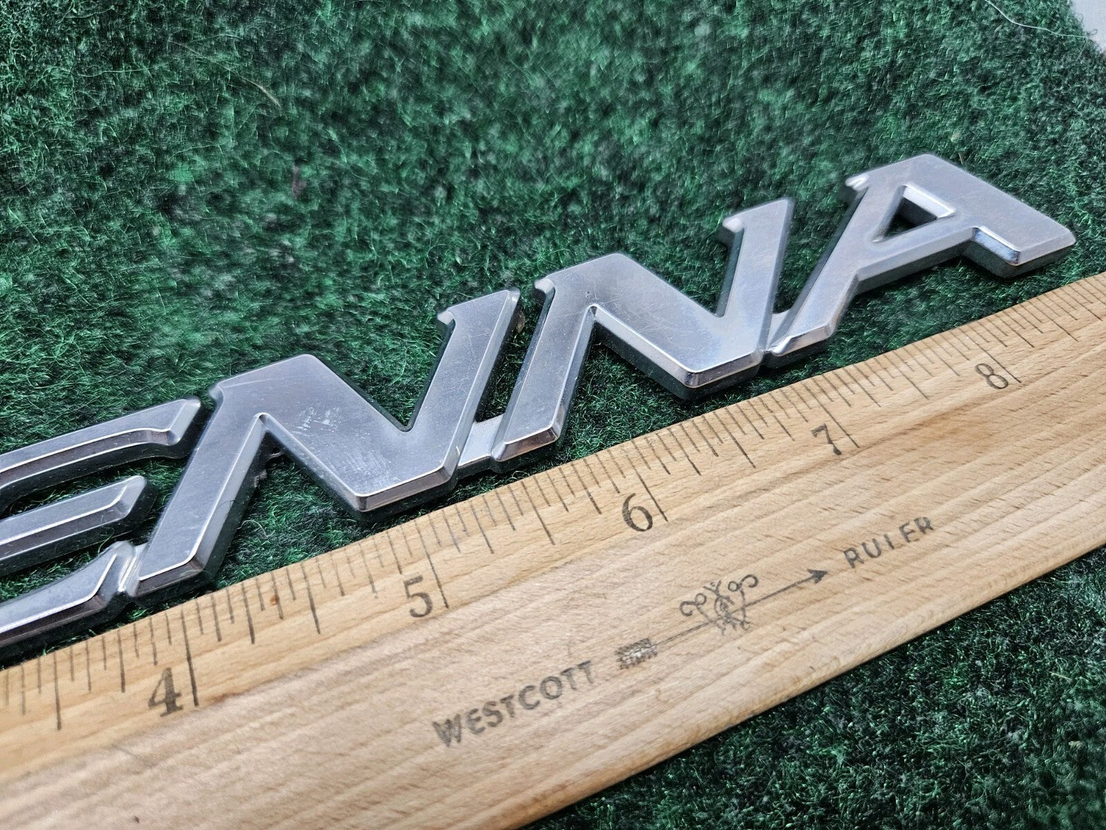 Toyota Sienna Rear Liftgate Lid 9" Inch Emblem Nameplate Name Plate OEM Logo GL1