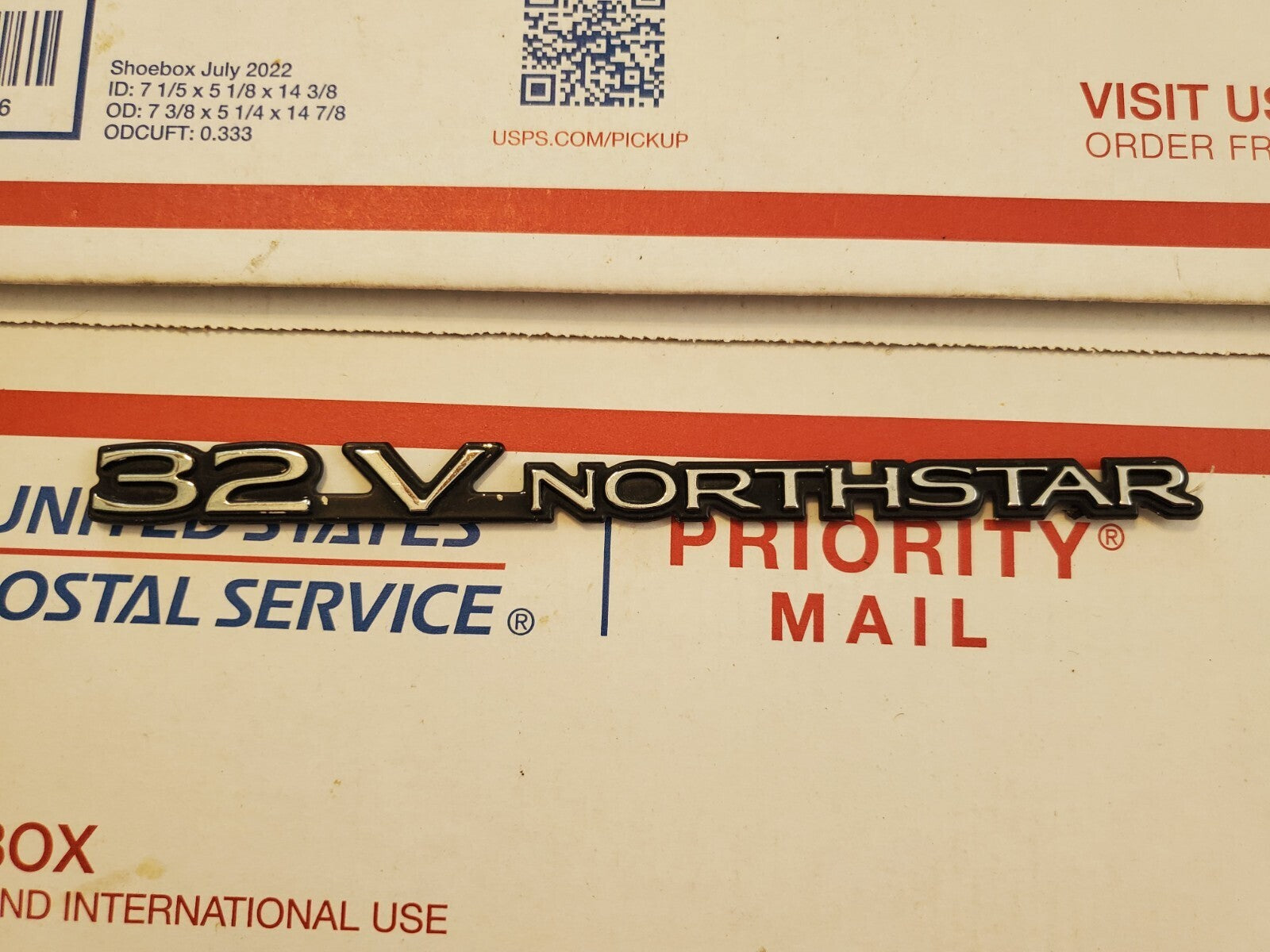 Cadillac OEM 32V Northstar 7.5 Rear Emblem Badge Logo Nameplate Name Plate V 4L5