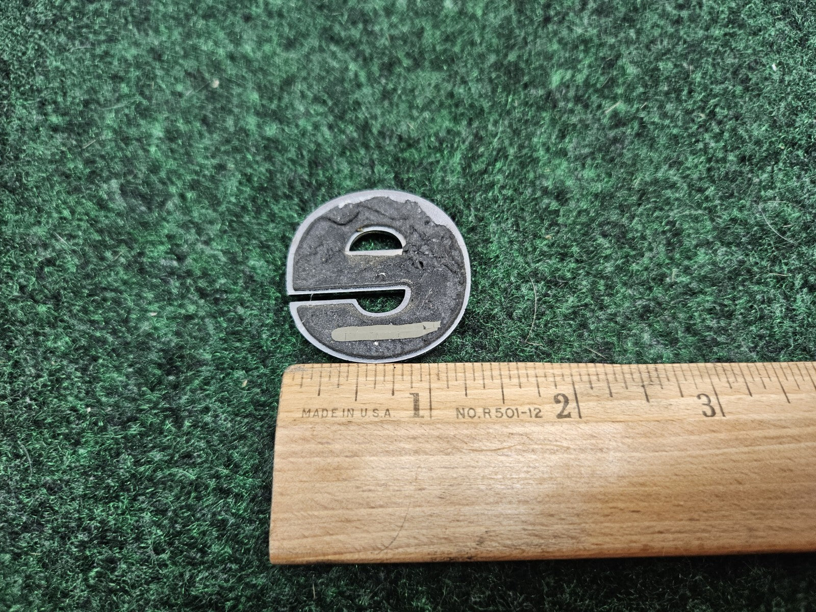 Jeep "E" Chrome Hood Hatch Individual Letter Emblem Badge Logo Nameplate OEM 7S7