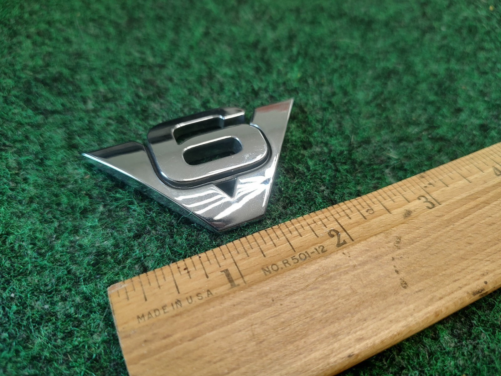 Ford Escape V6 Front Side Fender Emblem Chrome OEM YL8416C144AB 3S9