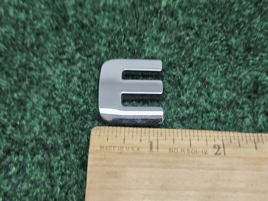OEM "V" Chrome Individual Letter Lettering Emblem Badge Logo Nameplate 7S6