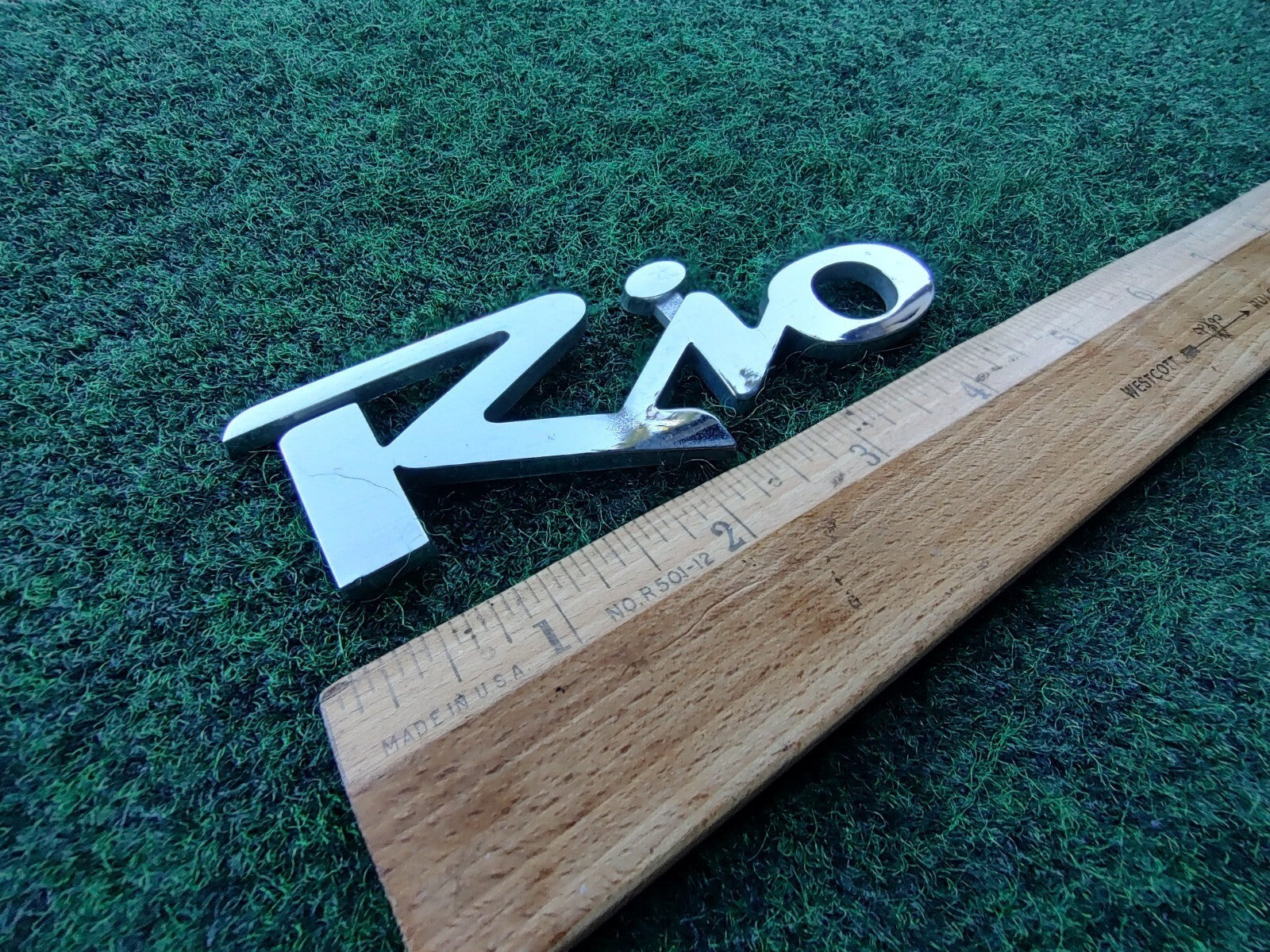 Kia OEM 2000-2005 Rio Chrome Rear Gate Emblem Badge Logo Nameplate Name 10L4