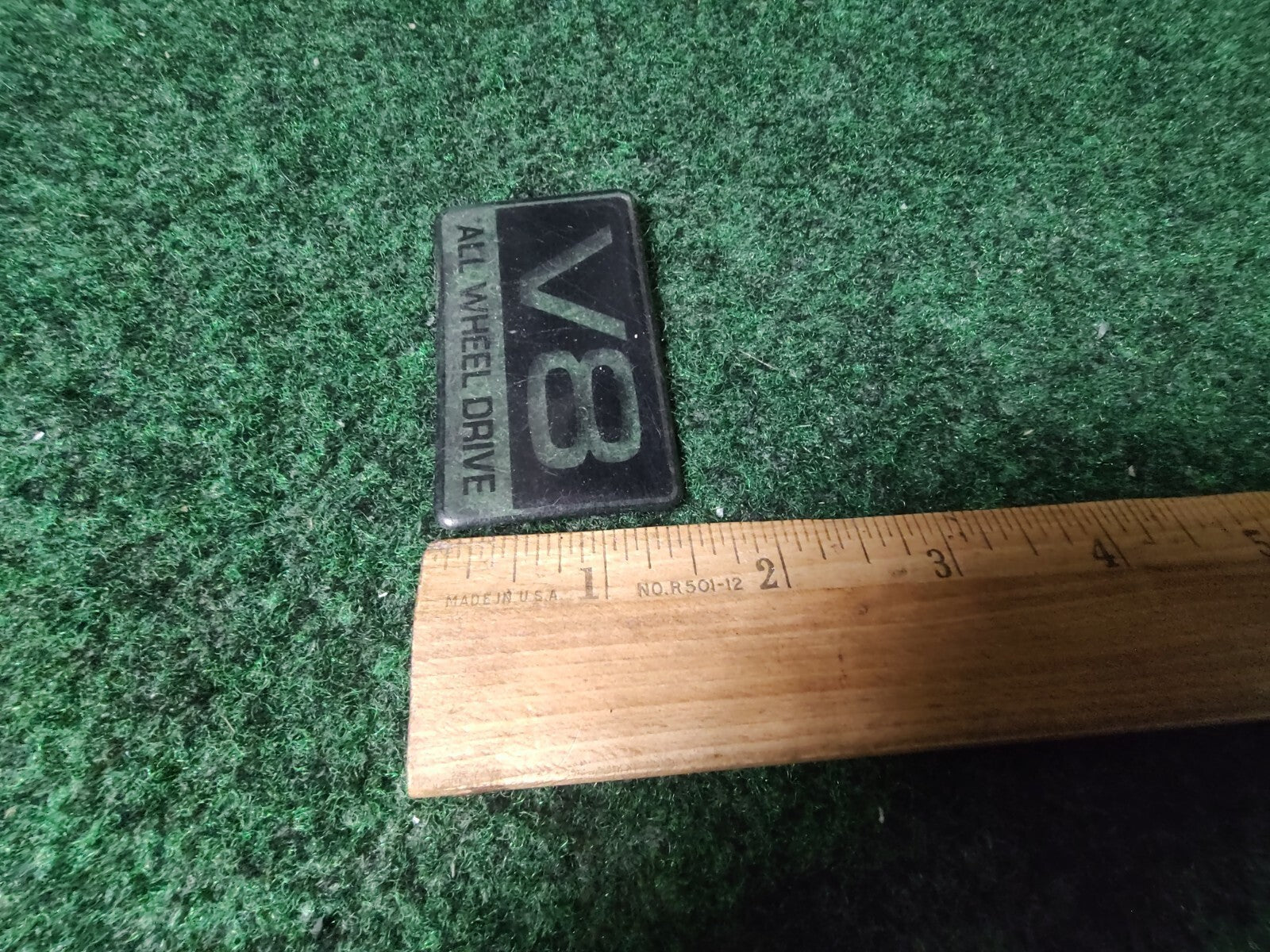 OEM Ford Mercury Name Plate V8 All Wheel Drive Emblem F67Z-16720-AB 1S2