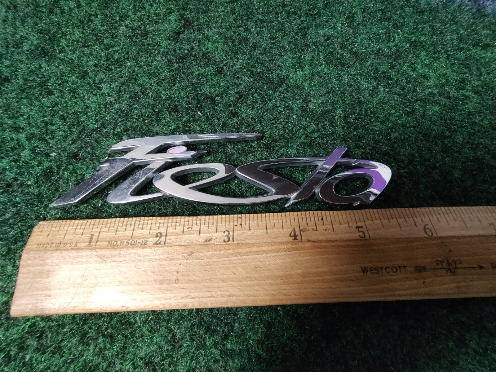 2011 - 2019 FORD FIESTA REAR CHROME EMBLEM LOGO BADGE LETTERS SYMBOL OEM 6S6