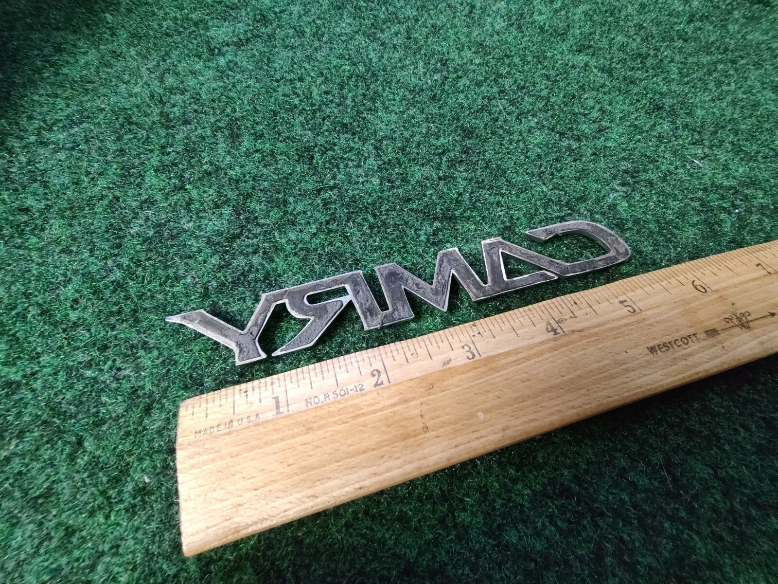 02 03 04 05 06 Toyota Camry Emblem Badge Letters Logo Trunk Rear Chrome OEM 5S6
