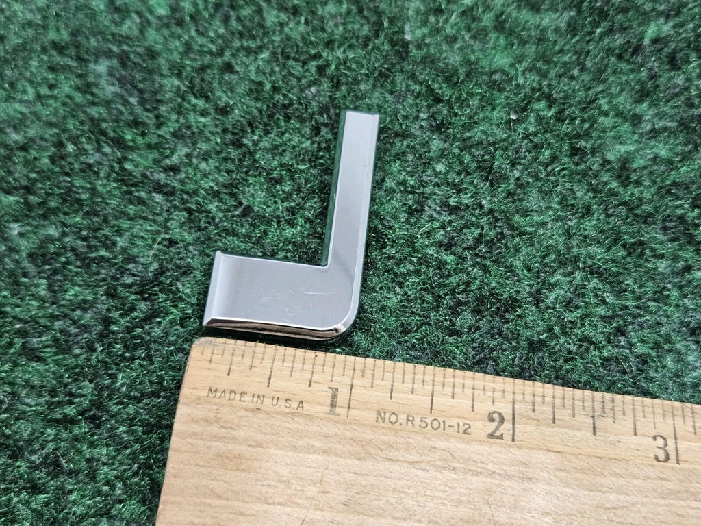 OEM "L" Chrome Individual Letter Lettering Emblem Badge Logo Nameplate 7S8