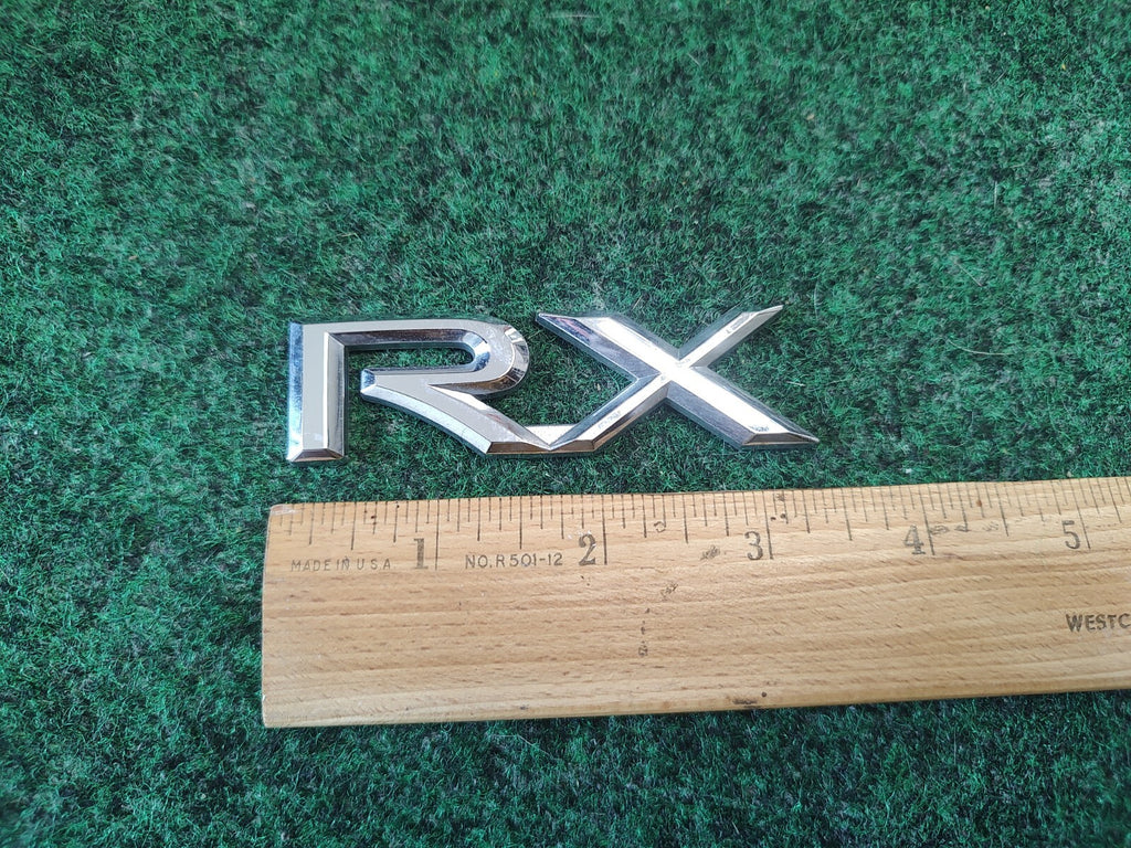 98 99 00 01 02 03 LEXUS RX RX300 BADGE EMBLEM P/N 75442-48020 OEM 3S9