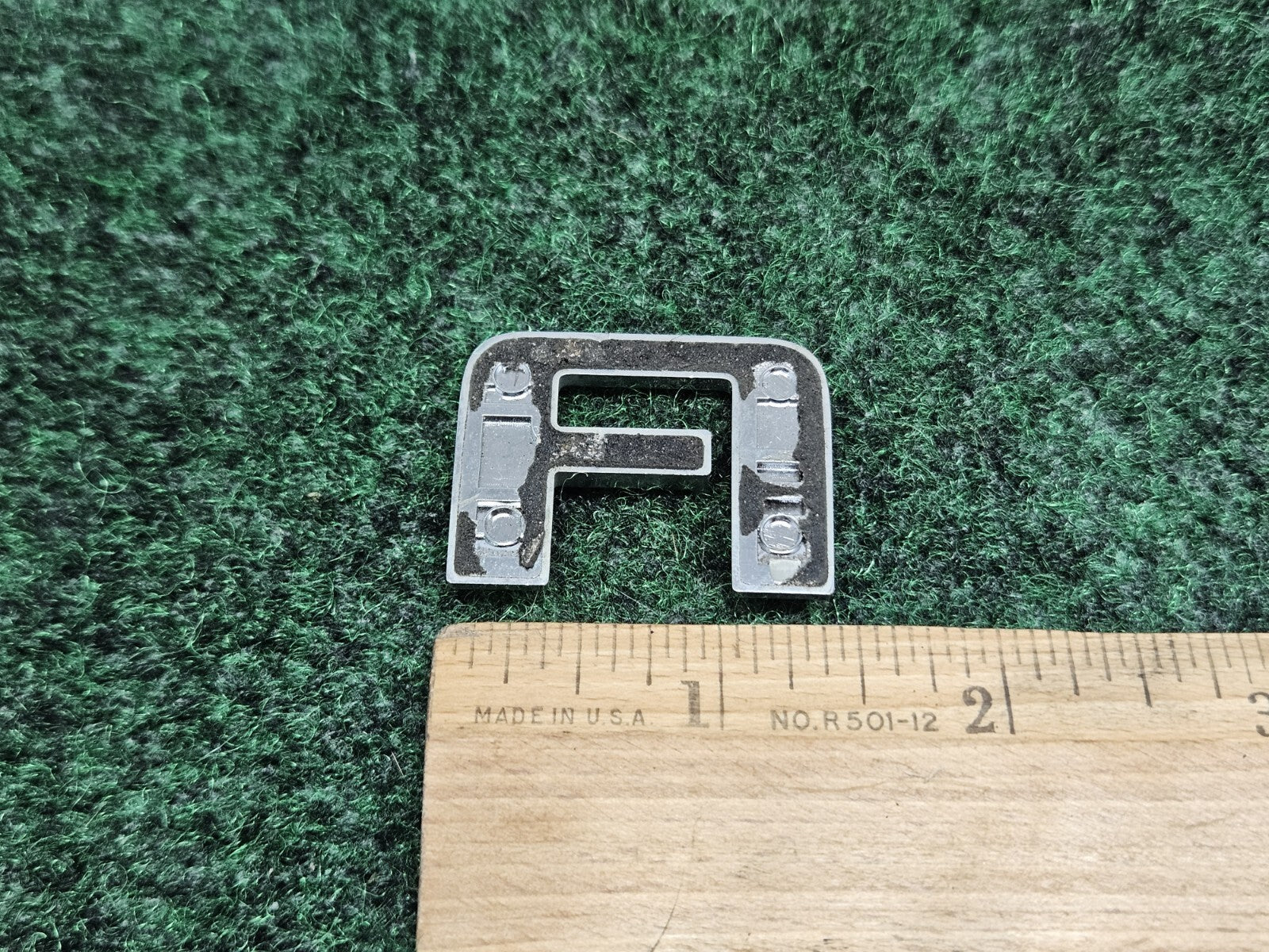 OEM "A" Chrome Individual Letter Lettering Emblem Badge Logo Nameplate 7S9