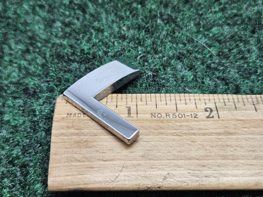 OEM "L" Chrome Individual Letter Lettering Emblem Badge Logo Nameplate 7S7
