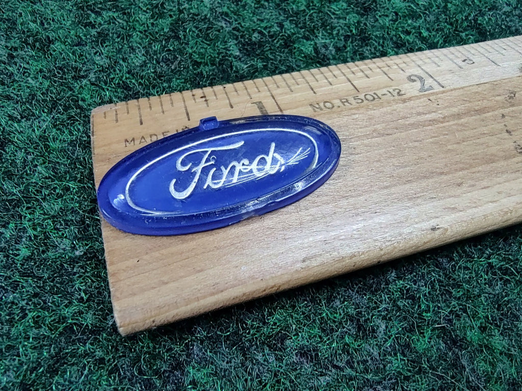 Ford OEM Blue & Chrome 1.25" Emblem Badge Name Plate Nameplate Logo 4S2