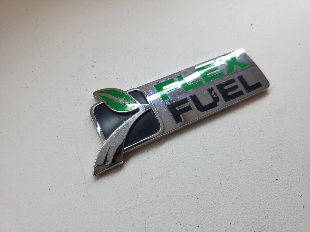 08-12 Ford Escape XLT Rear Gate Chrome Flex Fuel Emblem Badge Logo 2009-2012 5L1