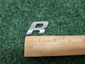 OEM "R" 3D Chrome Individual Letter Lettering Emblem Badge Logo Nameplate 7S9