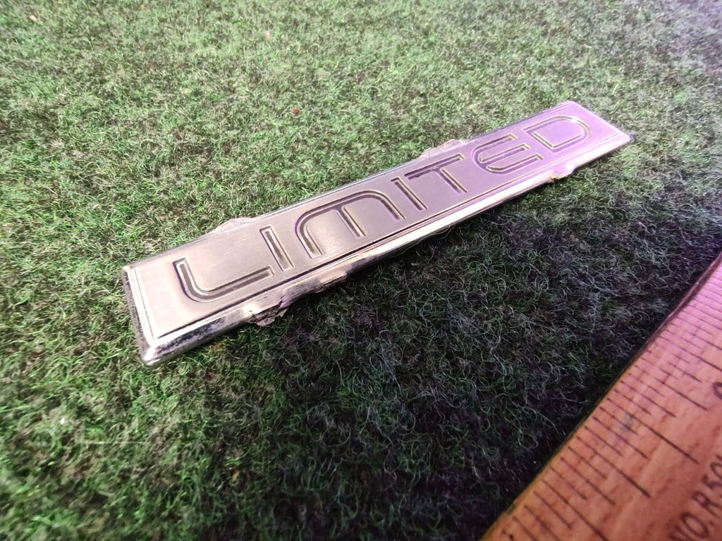 OEM Limited Chrome Metal Emblem Badge Logo Nameplate Name Plate 6S4