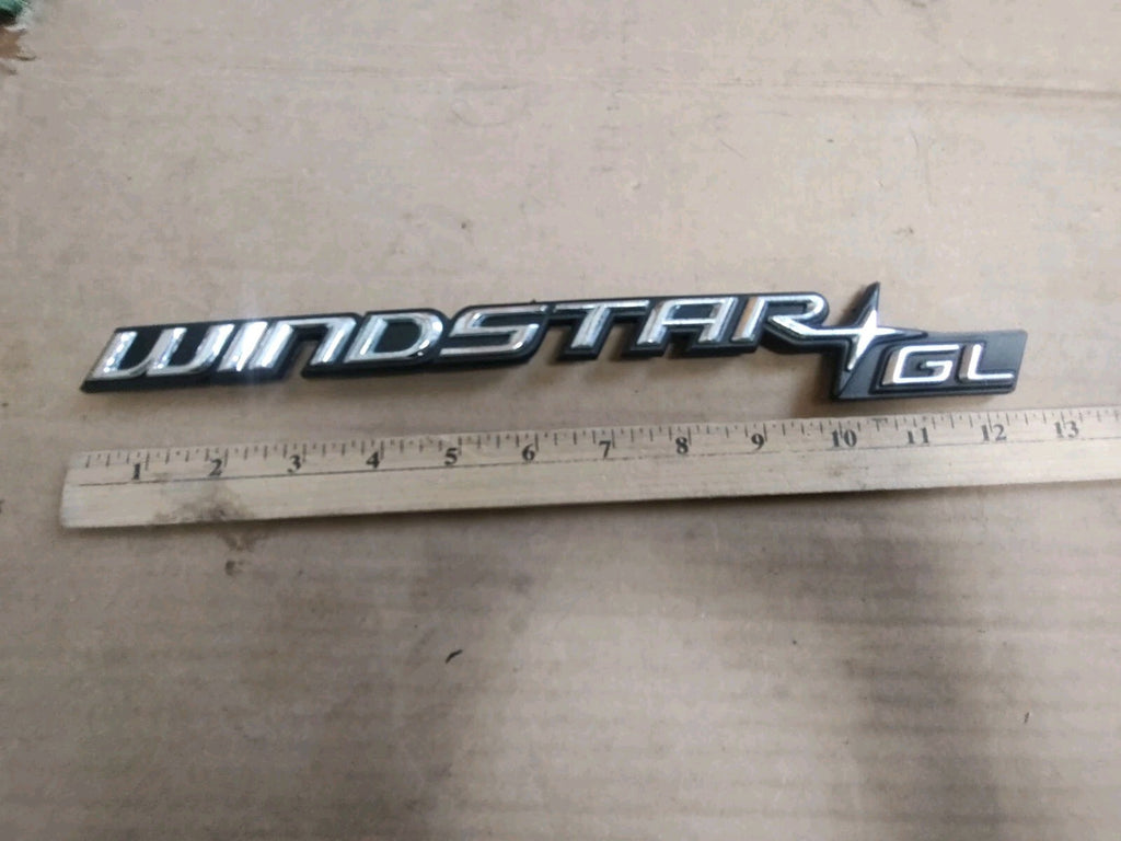 1995 1996 1997 Ford Windstar GL Rear Hatch Emblem Badge Logo F58B-1643156-FA DL1
