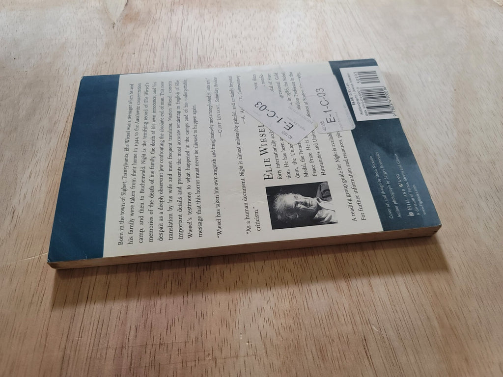 2 Of The Same Books Night (Night) - Paperback By Elie Wiesel B12