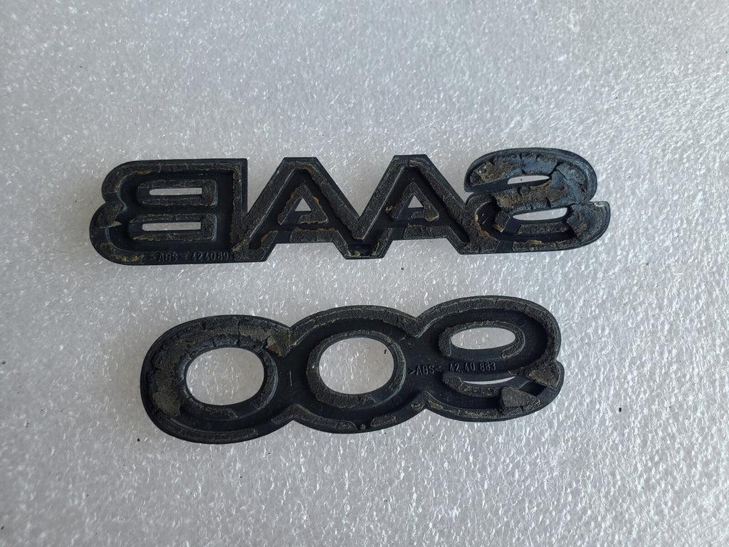 94 95 96 97 98 SAAB 900 REAR TRUNK LID EMBLEM LOGO BADGE SYMBOL OEM VNTG