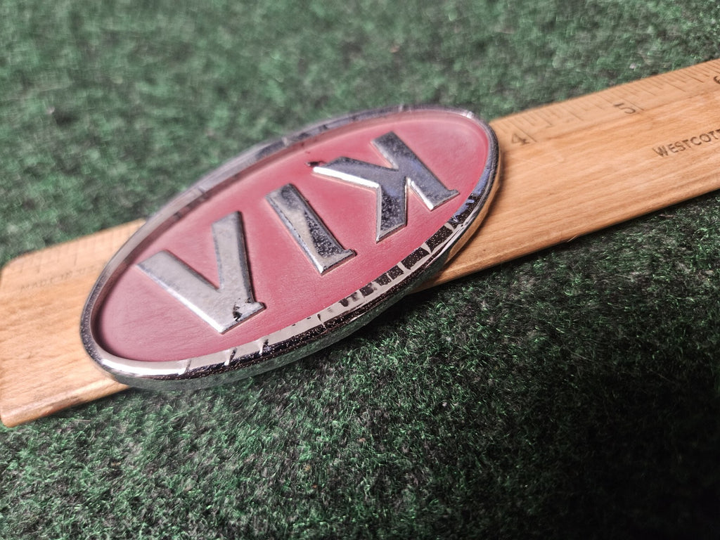 Kia Emblem Badge Grille Front Rear Name Plate OEM Nameplate Logo Red Chrome 3M2
