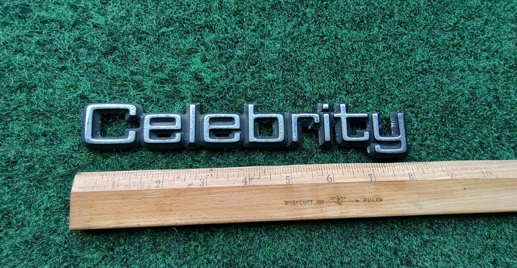 Chevy OEM Celebrity Chrome & Black 8" Emblem Badge Logo Nameplate Name Plate 5S3