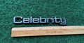 Chevy OEM Celebrity Chrome & Black 8" Emblem Badge Logo Nameplate Name Plate 5S3