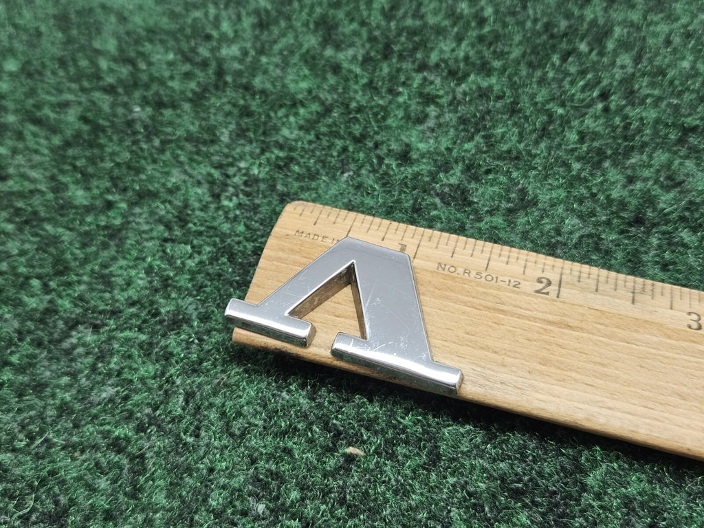 OEM "V" Chrome Individual Letter Lettering Emblem Badge Logo Volvo Nameplate 2S2