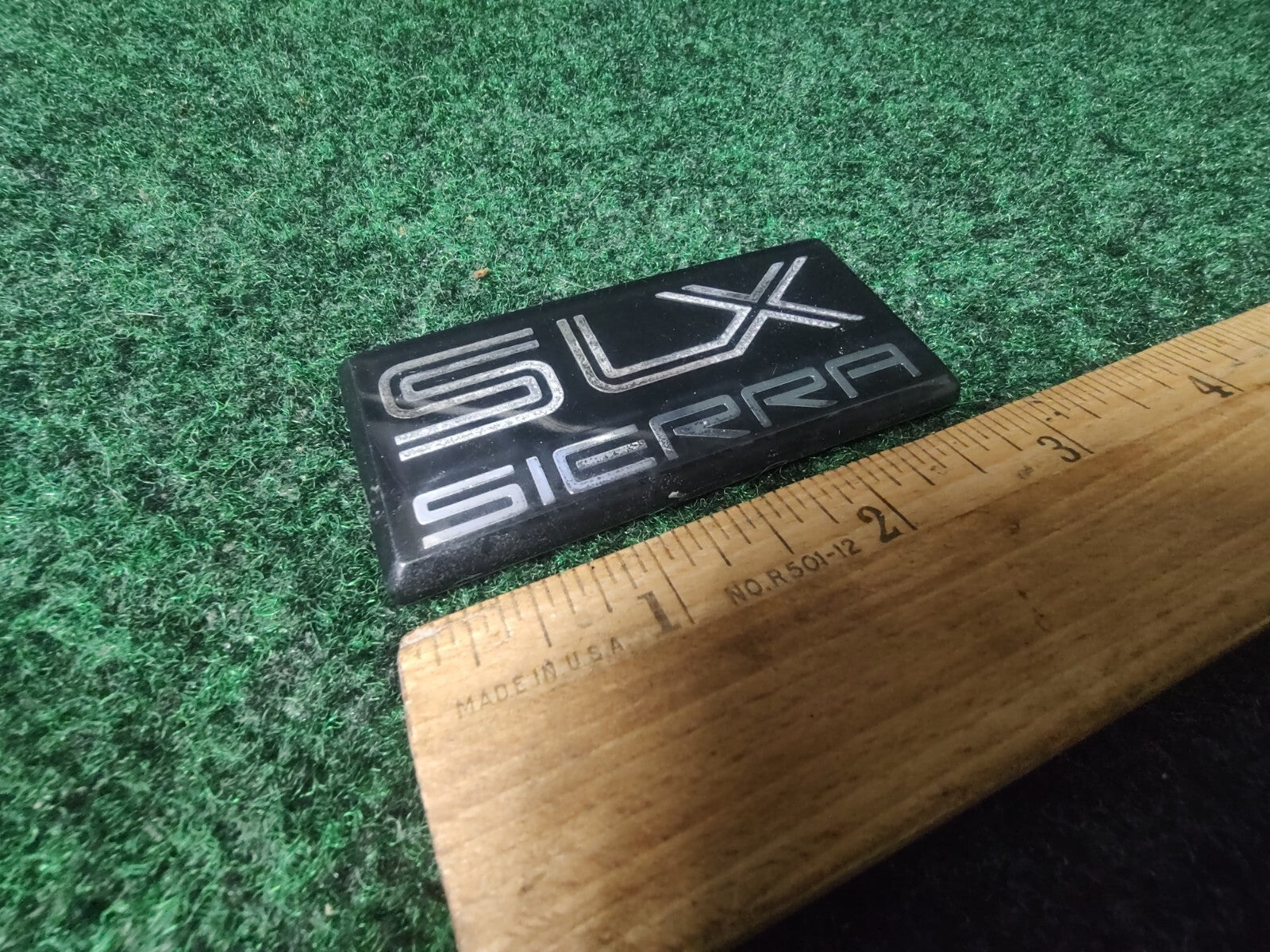 1988-1991 GMC Sierra SLX Cab Emblems 1500 2500 3500 Name Plate Badge 9L3