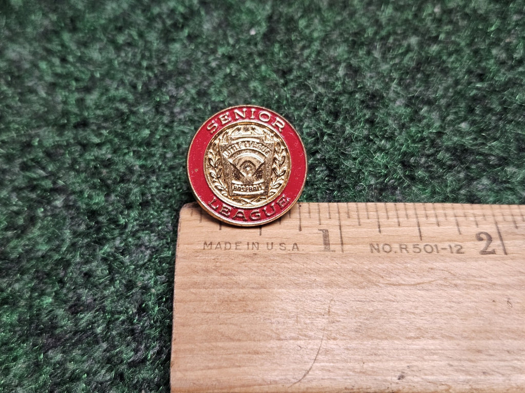 Little League Baseball SENIOR LEAGUE 3/4" tall lapel hat jacket scarf  pinback
