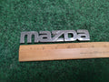Mazda OEM Chrome Emblem Badge Logo Nameplate Name Plate ~5.8 Inches 4S4