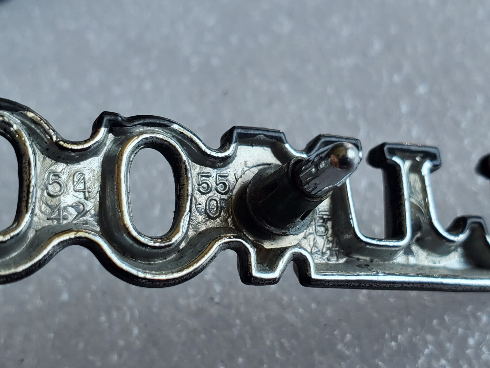 Lincoln OEM Chrome Black Metal 3 3/8" Emblem Badge Logo Name E1WE-5442550-AB VNT