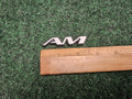 1997 - 2003 Pontiac Grand "AM" AM Door Name Plate Chrome NAMEPLATE OEM VNTG CL4