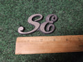 Vintage "SE" Script Emblem Badge Nameplate Name Plate Badge Logo 3M2