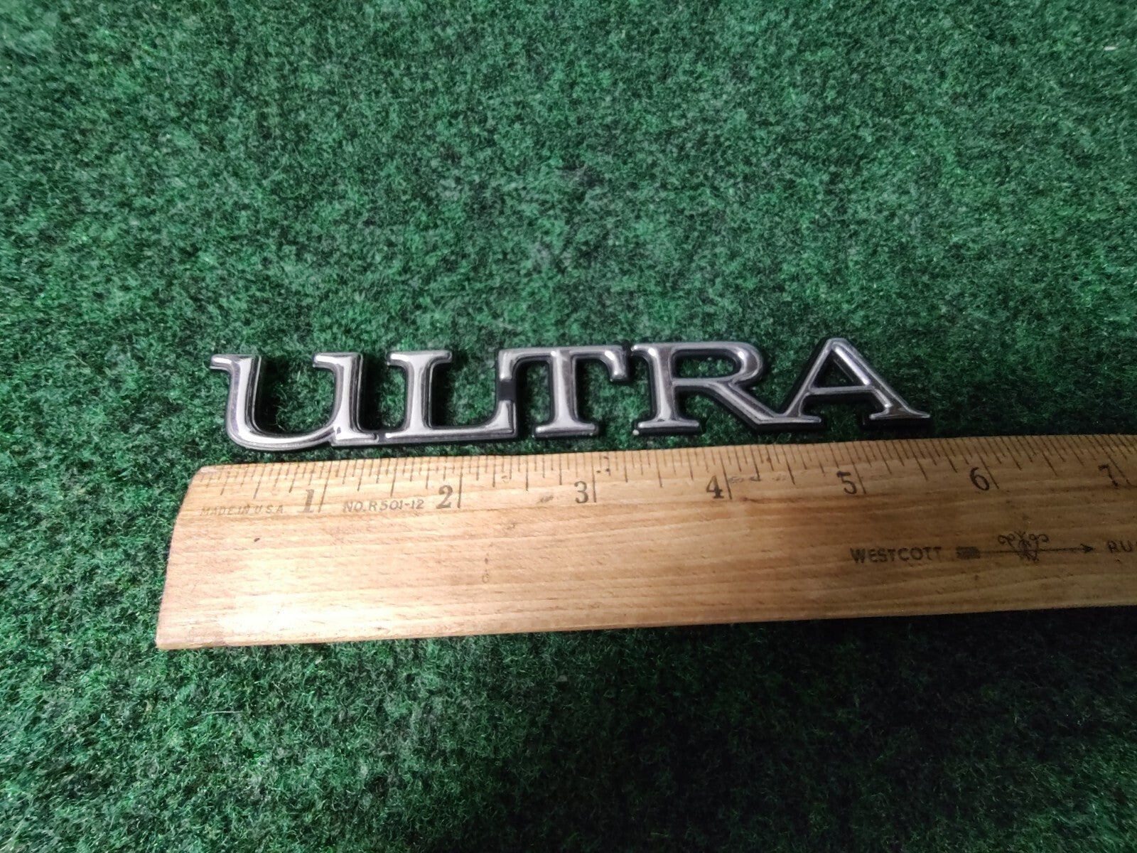 1991-2003 Buick Park Avenue Ultra Emblem Badge Nameplate Logo Script Vintage 7S1