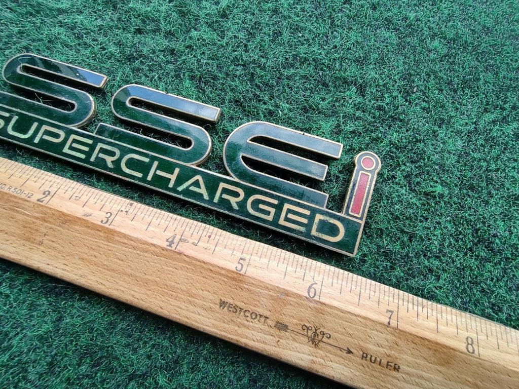 Pontiac SSEi Supercharged Green Metal Emblem Badge Logo Nameplate Name Plate 5S2