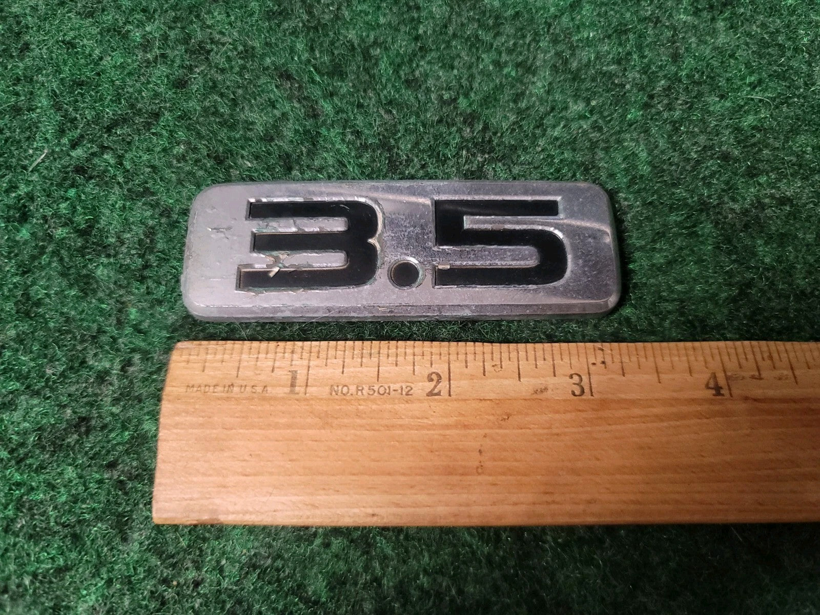 2000-2004 Nissan Pathfinder 3.5 L Emblem Letter Logo Badge Rear Chrome OEM 5S2