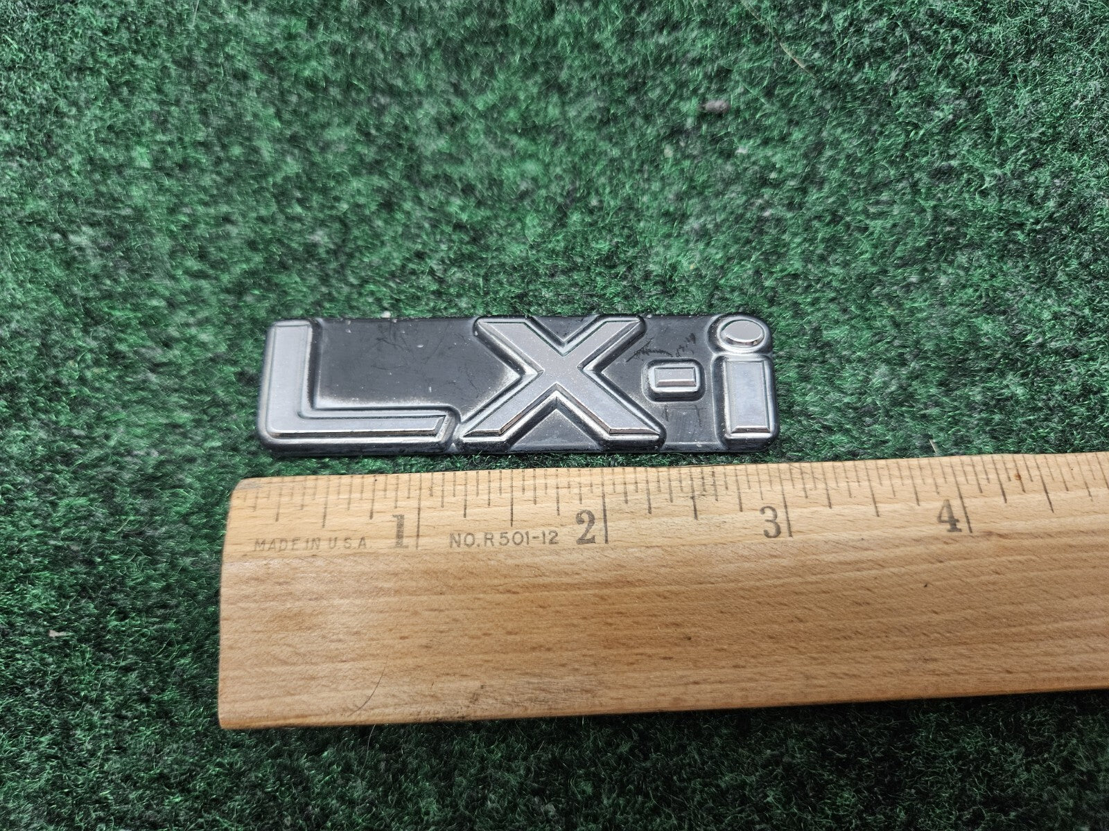 HONDA ACCORD 86-89 REAR LXI EMBLEM 75731-SE0-A30 OEM NAMEPLATE BODY BADGE GL1