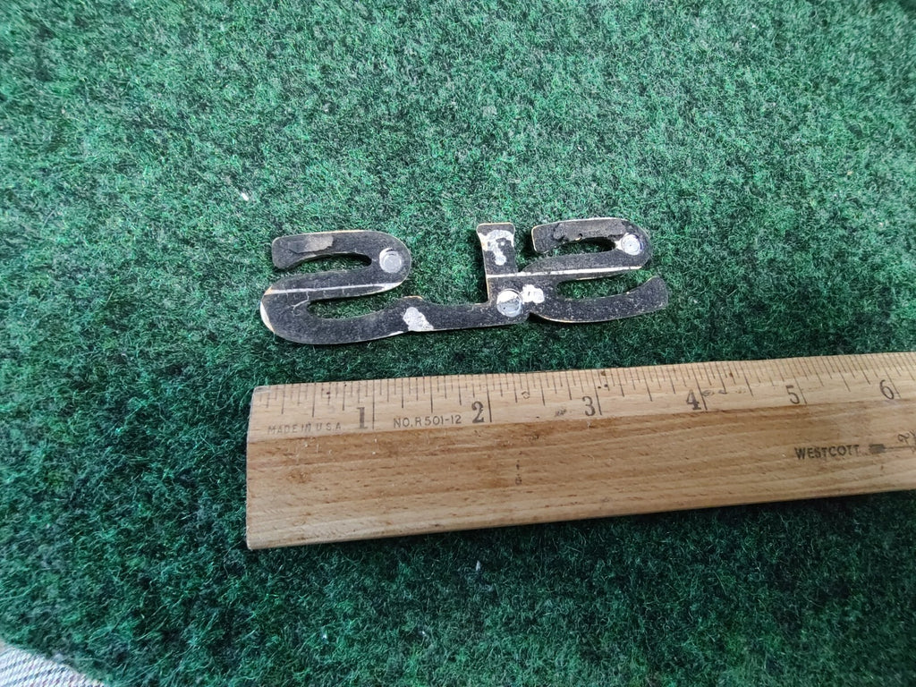 Cadillac OEM SLS Gray & Gold Rear Trunk Emblem Badge Logo Nameplate Name 8L4