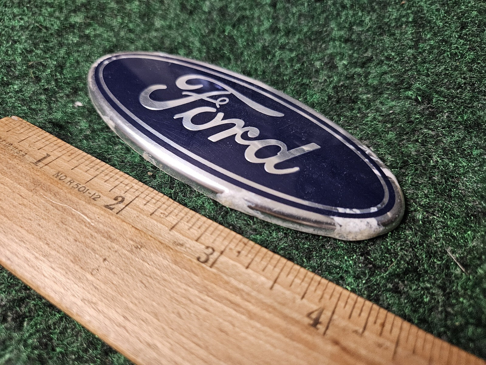 FORD OEM 4.25” GRILLE EMBLEM Logo Badge Name Plate Nameplate 3M3
