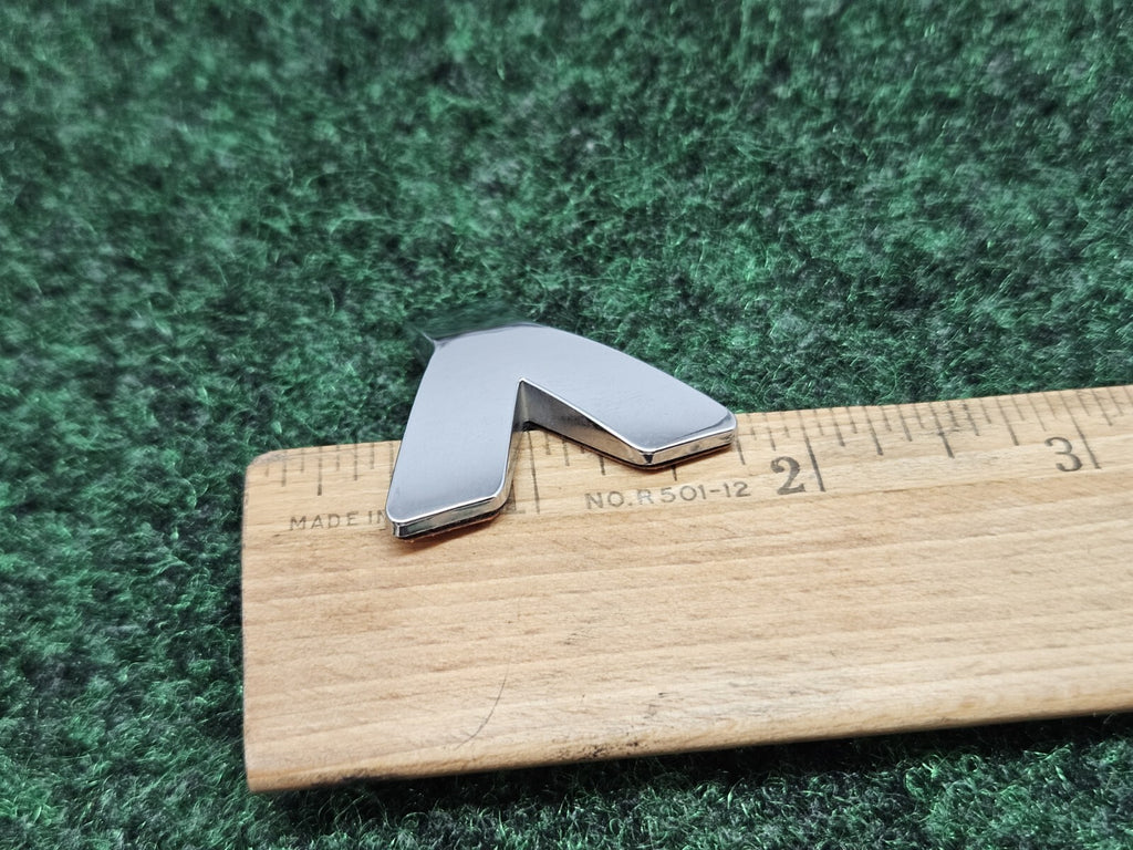 OEM "Y" Chrome Individual Letter Lettering Emblem Badge Logo Nameplate 3D 7S9
