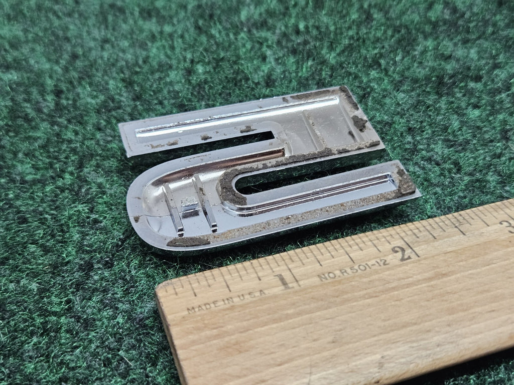 OEM 3D "5" Chrome Individual Number Lettering Emblem Badge 3D Logo Nameplate 7S9