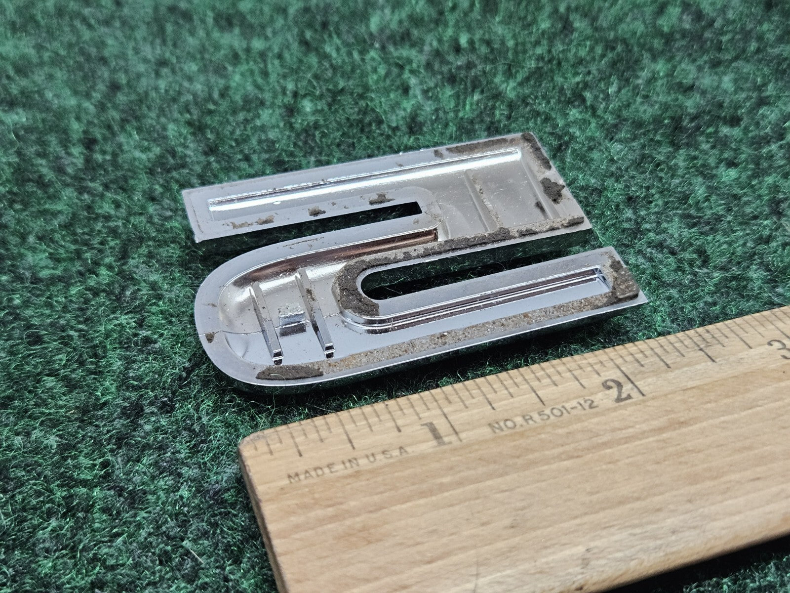 OEM 3D "5" Chrome Individual Number Lettering Emblem Badge 3D Logo Nameplate 7S9