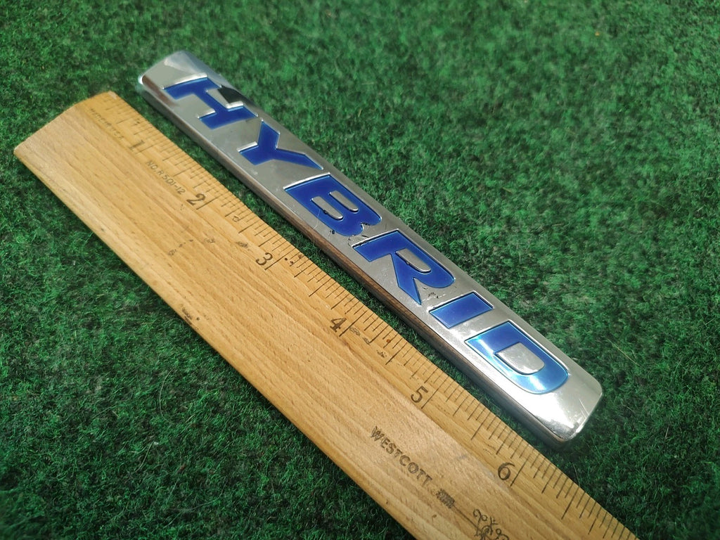 Toyota OEM Hybrid Chrome Blue Plastic Emblem Badge Logo Nameplate Name Plate 2S8