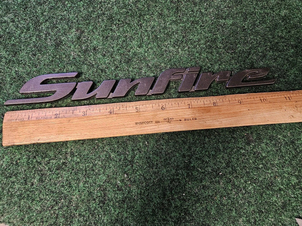 1998-2004 Pontiac Sunfire Gray Emblem Badge Logo Nameplate Name Plate 4M9