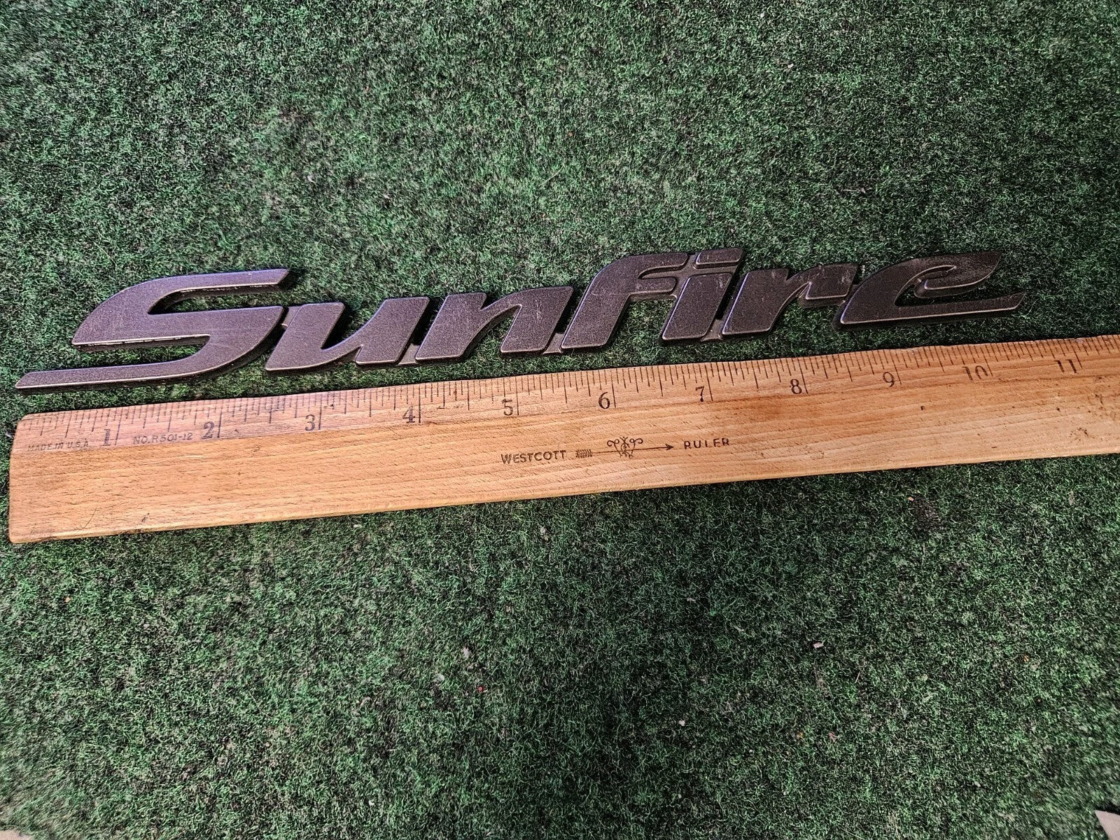 1998-2004 Pontiac Sunfire Gray Emblem Badge Logo Nameplate Name Plate 4M9