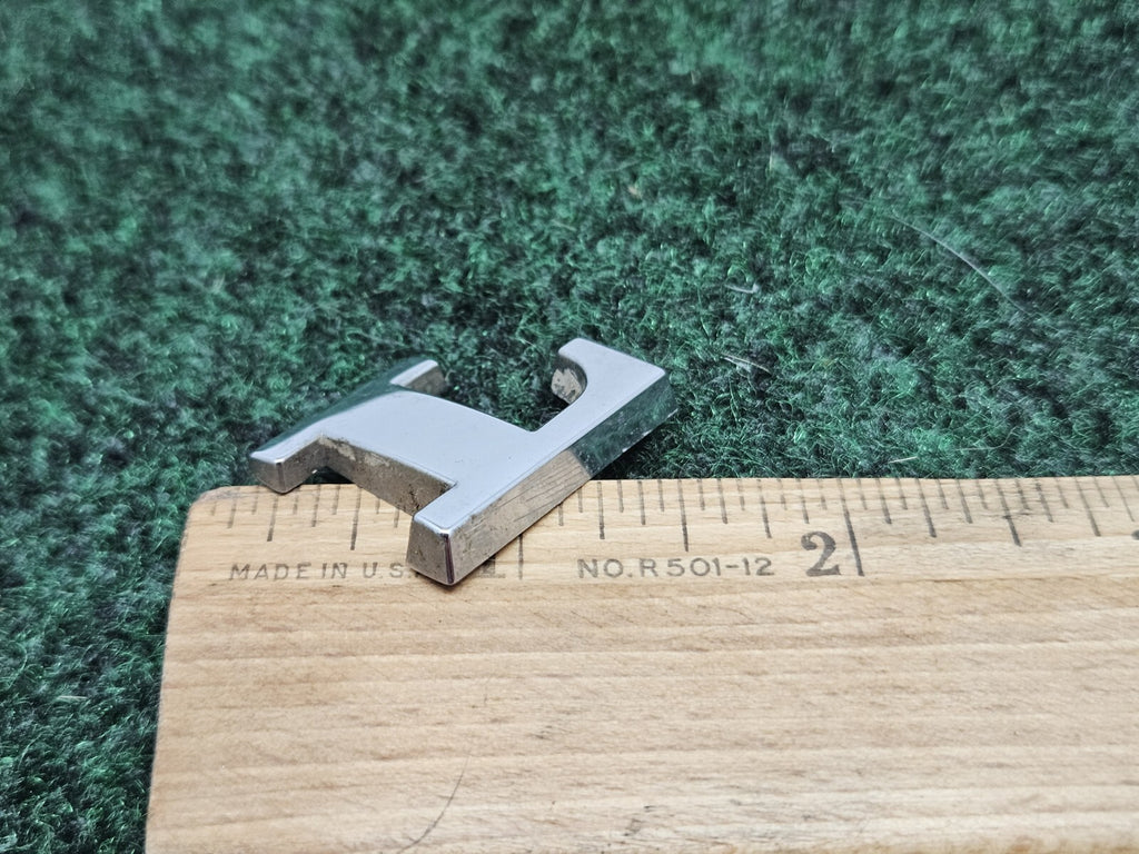 OEM "L" Chrome 3D Individual Letter Lettering Emblem Badge Logo Nameplate 7S7