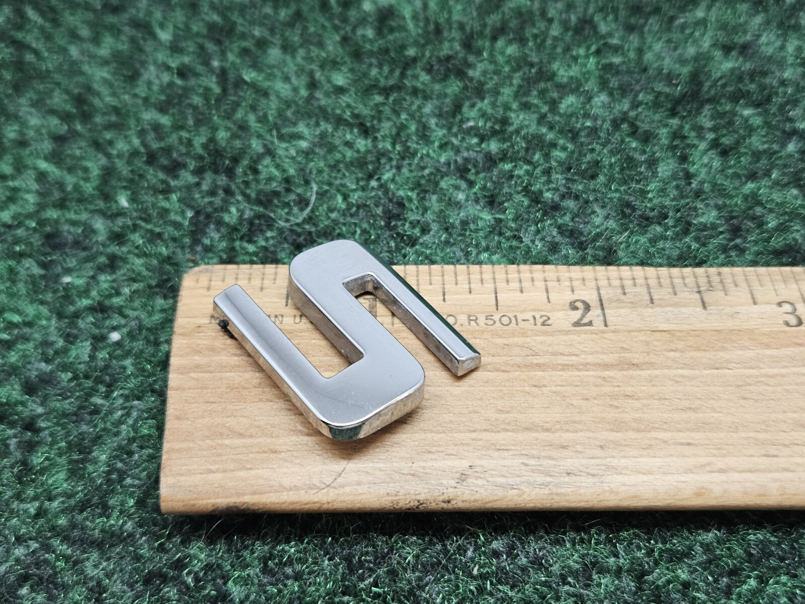 OEM "5" Chrome Individual Number Lettering Emblem Badge Logo Nameplate 3D 5 7S8