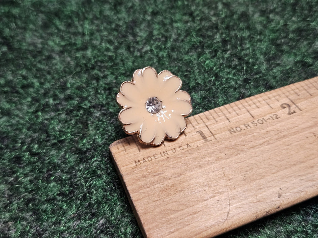 Flower Anchor Top Piercing Jewelry Lapel Pin Brooch
